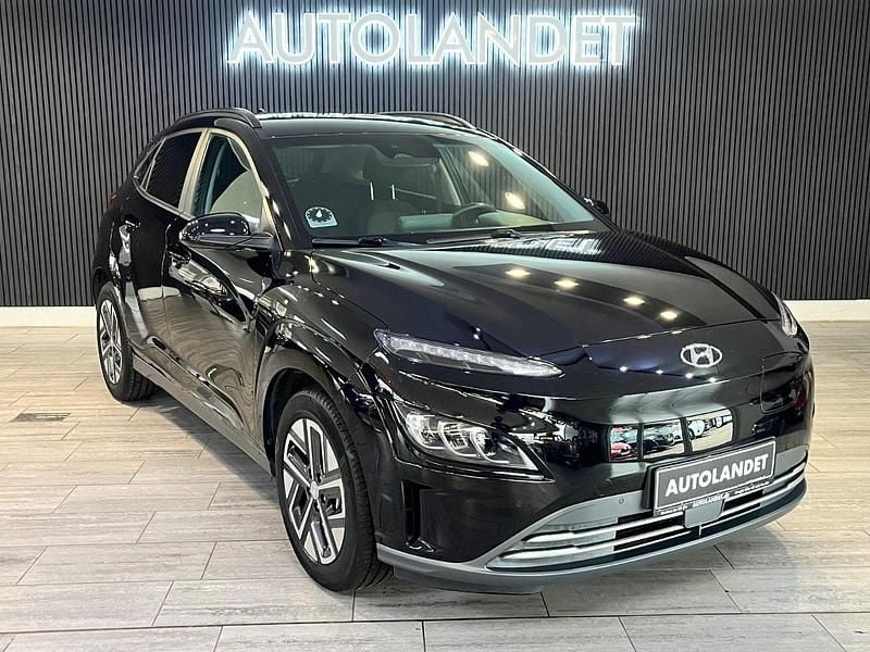 Sortmetal Brugt 2022 Hyundai Kona Trend SUV | 129.800 kr. (God pris) - Billede 1/4