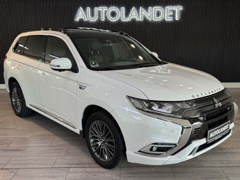 Hvid Brugt 2019 Mitsubishi Outlander P-HEV Intense SUV | 164.800 kr. (Lidt for dyr) - Billede 1/4