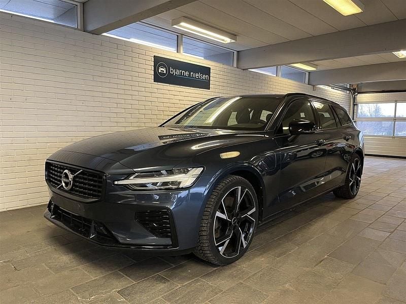 Blåmetal Brugt 2021 Volvo V60 R-Design Stationcar | 339.900 kr. (Fair pris) - Billede 1/4