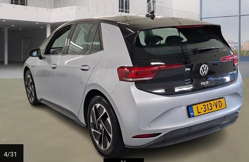 Brugt VW ID.3 Life 150 kW (204 HK) 2020 Sølvmetal Hatchback