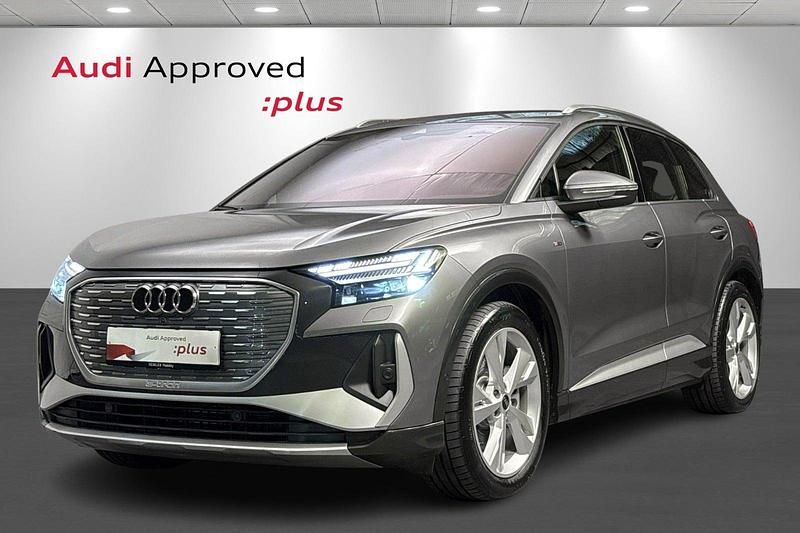 Gråmetal Brugt 2025 Audi Q4 e-tron S-Line SUV | 429.900 kr. (Dyr) - Billede 1/4