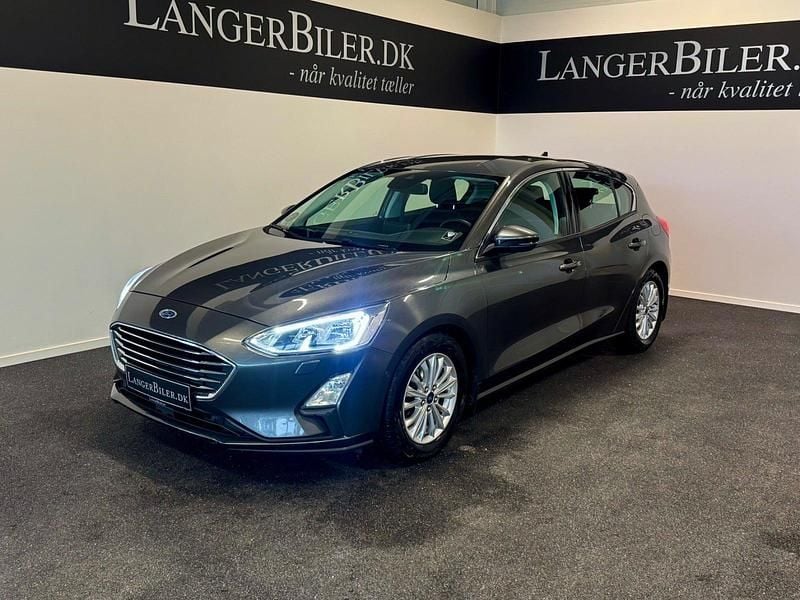 Brugt Ford Focus Titanium 125 HK (91 kW) 2019 Gråmetal Hatchback