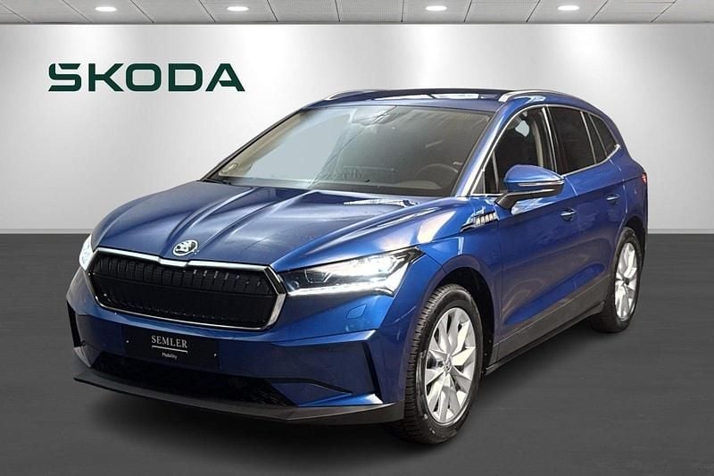 Brugt Skoda Enyaq iV 210 kW (286 HK) 2024 Blåmetal SUV