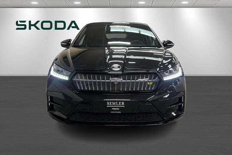Brugt Skoda Enyaq iV RS 250 kW (340 HK) 2024 Sortmetal SUV