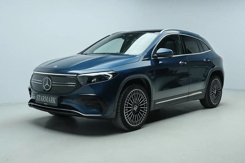 Blå Brugt 2021 Mercedes EQA250 AMG line SUV | 264.900 kr. (Dyr) - Billede 1/3