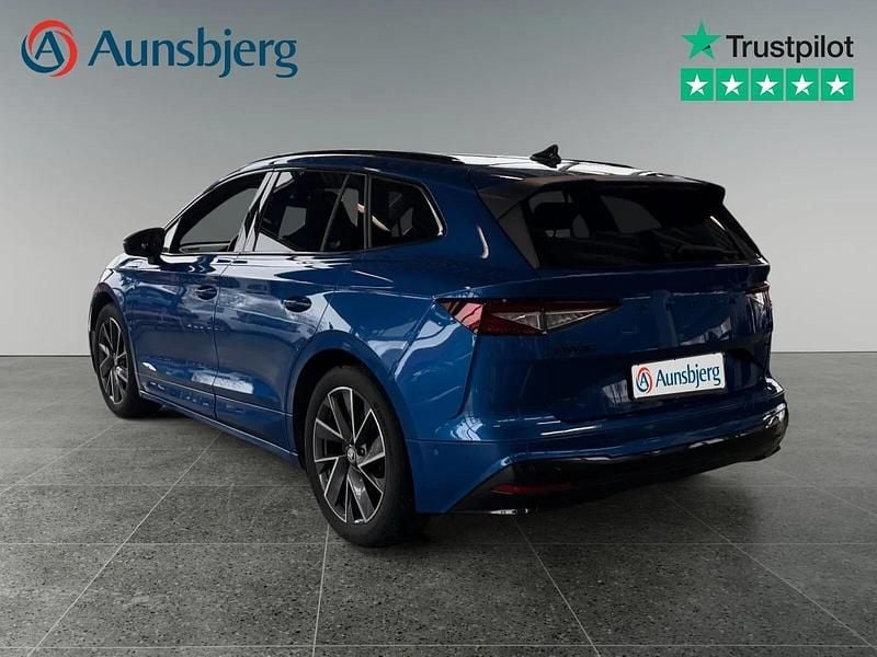 Brugt Skoda Enyaq iV SportLine 132 kW (180 HK) 2022 Blå metal SUV
