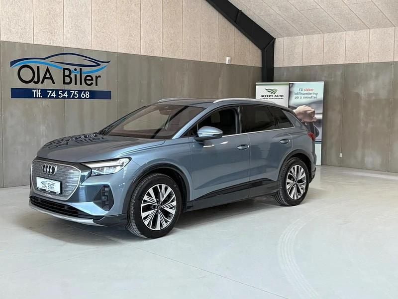 Lysblåmetal Brugt 2021 Audi Q4 e-tron SUV | 259.900 kr. (Lidt for dyr) - Billede 1/4