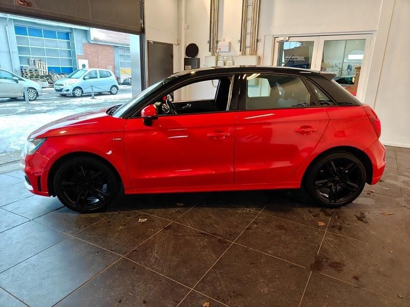 Brugt Audi A1 Sportback S-Line 185 HK (136 kW) 2012 Rød Hatchback