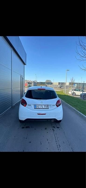 Brugt Peugeot 208 GT-line 99 HK (72 kW) 2017 Hvid Hatchback