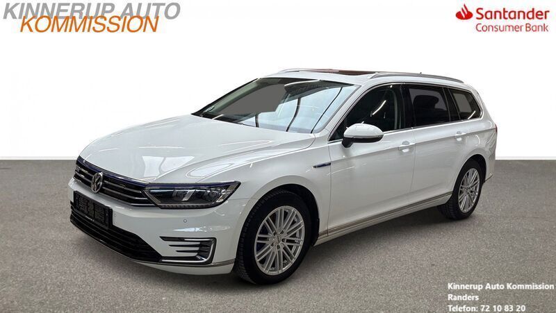 Hvid Brugt 2016 VW Passat GTE Stationcar | 139.900 kr. (God pris) - Billede 1/4