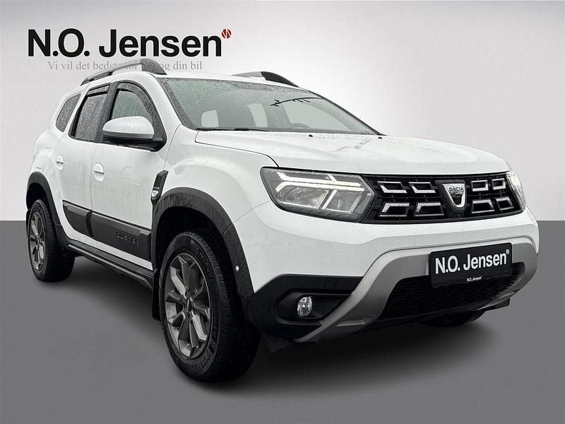 Hvid Brugt 2023 Dacia Duster Prestige SUV | 199.900 kr. (Fair pris) - Billede 1/4