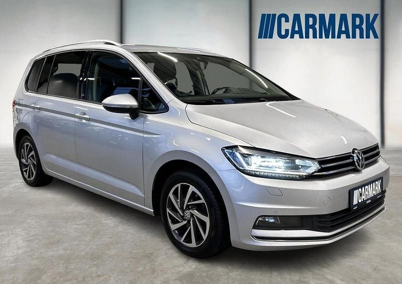 Sølvmetal Brugt 2017 VW Touran Sound MPV | 119.900 kr. (Super pris) - Billede 1/4