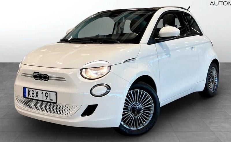 Hvid Brugt 2022 Fiat 500e Icon Cabriolet | 139.900 kr. (Fair pris) - Billede 1/3