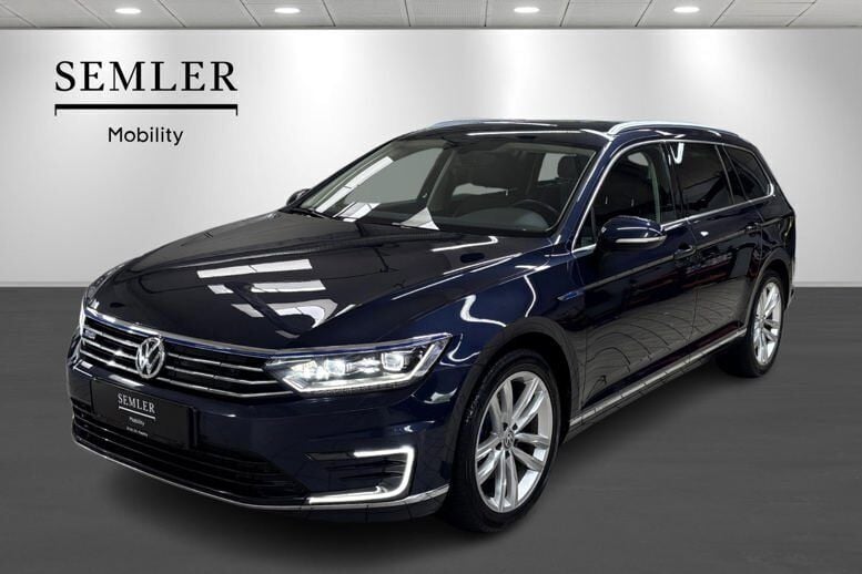 Mørkblåmetal Brugt 2017 VW Passat GTE Stationcar | 184.900 kr. (Fair pris) - Billede 1/4