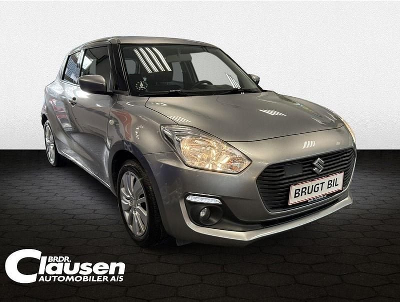 Premium silver Brugt 2019 Suzuki Swift Action Hatchback | 114.900 kr. (Fair pris) - Billede 1/4