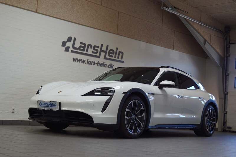 Hvid Brugt 2022 Porsche Taycan Cross Turismo Sedan | 679.800 kr. (Super pris) - Billede 1/4