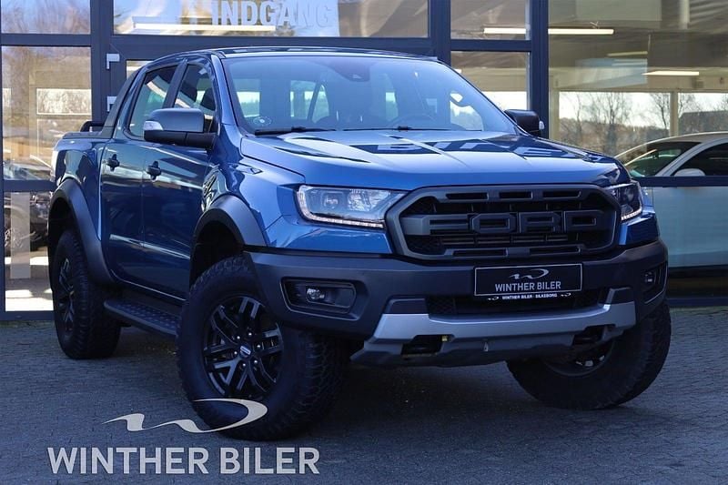 Blå Brugt 2021 Ford Ranger Raptor Afhentning | 239.900 kr. - Billede 1/4