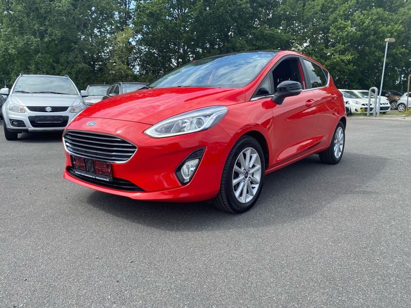 Rød Brugt 2017 Ford Fiesta Titanium Hatchback | 74.900 kr. (Fair pris) - Billede 1/4
