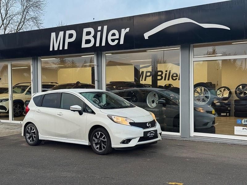 Hvid Brugt 2014 Nissan Note Tekna Hatchback | 39.900 kr. (Lidt for dyr) - Billede 1/4