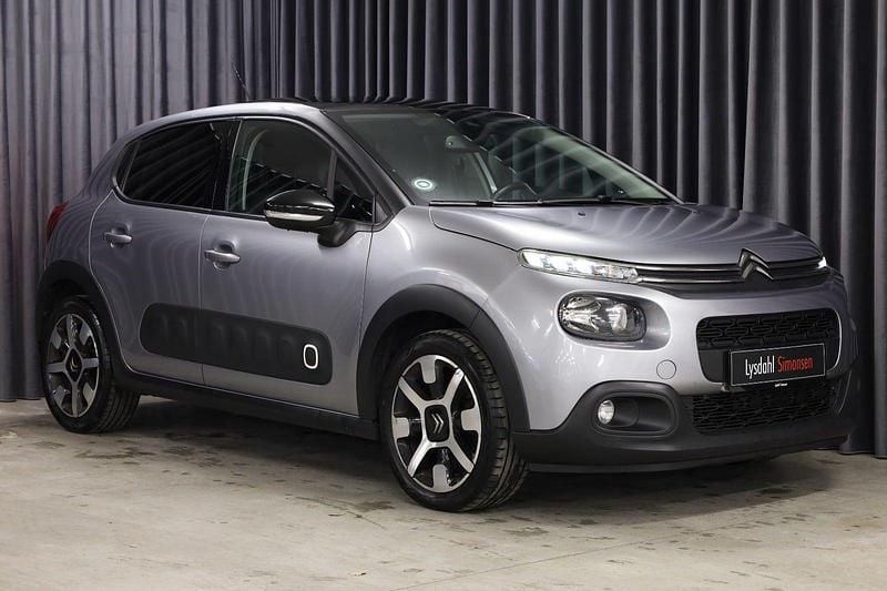 Sølvmetal Brugt 2020 Citroën C3 Skyline Hatchback | 79.900 kr. (Fair pris) - Billede 1/4