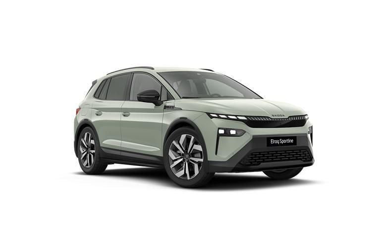 Lysgrøn Ny 2026 Skoda Elroq SportLine SUV | 331.475 kr. (Fair pris) - Billede 1/4