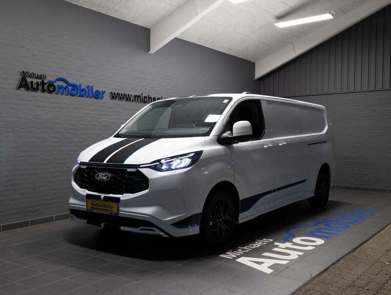 Hvid Ny 2024 Ford Transit Custom Sport Van | 364.900 kr. - Billede 1/4