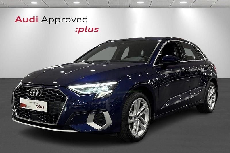 Blåmetal Brugt 2020 Audi A3 Sportback e-tron Prestige Hatchback | 239.900 kr. (Lidt for dyr) - Billede 1/4