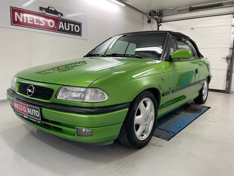 Lysgrønmetal Brugt 1997 Opel Astra Cabriolet Cabriolet | 49.900 kr. - Billede 1/4