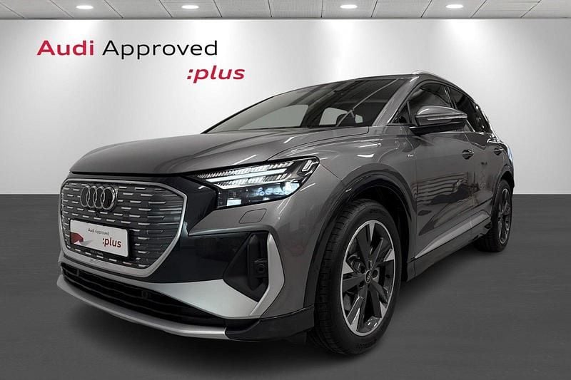 Gråmetal Brugt 2025 Audi Q4 e-tron S-Line SUV | 394.900 kr. (Fair pris) - Billede 1/4