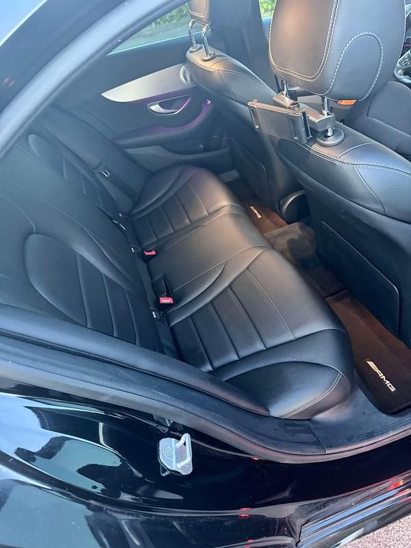 Brugt Mercedes C200 AMG line 184 HK (135 kW) 2014 metal sort Sedan