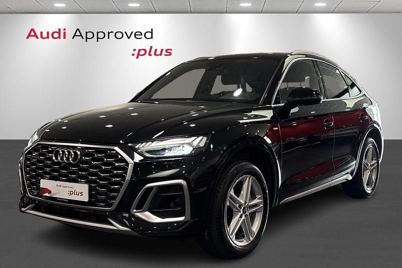 Sortmetal Brugt 2021 Audi Q5 Sportback S-Line SUV | 409.900 kr. - Billede 1/4