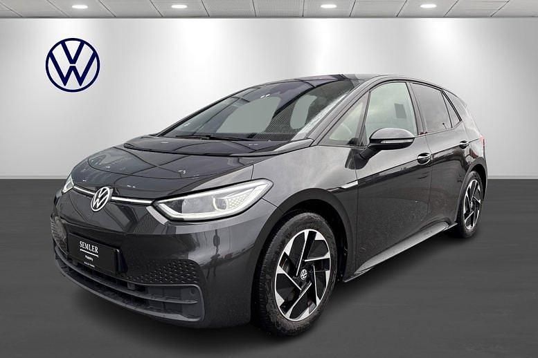 Mørkgrå Brugt 2022 VW ID.3 Pure Hatchback | 159.900 kr. (Fair pris) - Billede 1/4