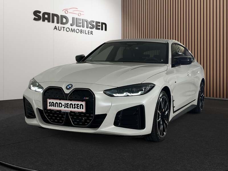 Hvidmetal Brugt 2024 BMW i4 M Sport Sedan | 499.900 kr. (Lidt for dyr) - Billede 1/4