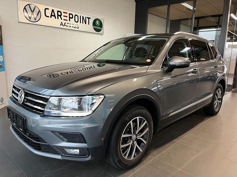 Gråmetal Brugt 2018 VW Tiguan Allspace Comfortline SUV | 259.800 kr. - Billede 1/4