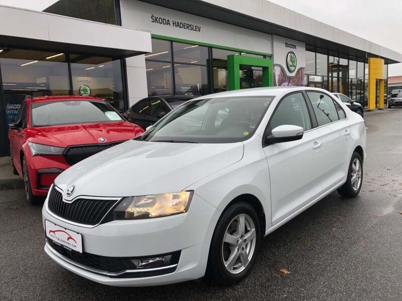 Hvid Brugt 2018 Skoda Rapid Ambition Hatchback | 119.800 kr. (Fair pris) - Billede 1/4