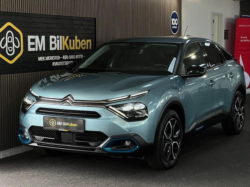 Blåmetal Brugt 2022 Citroën e-C4 Shine | 137.500 kr. (God pris) - Billede 1/4