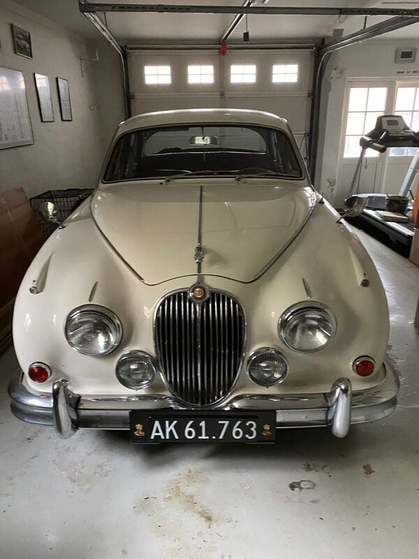 Hvid Brugt 1963 Jaguar MK II Sedan | 180.000 kr. - Billede 1/4