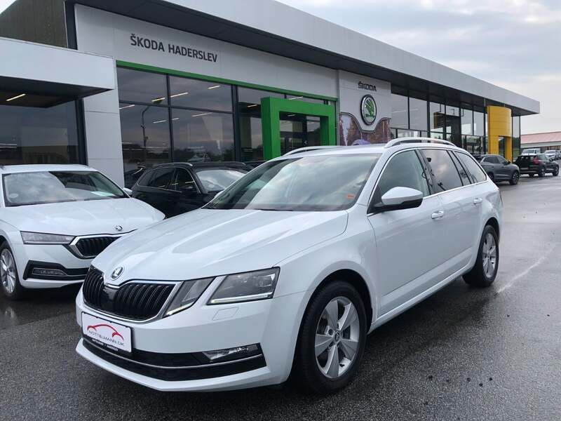 Hvid Brugt 2019 Skoda Octavia Style Stationcar | 159.900 kr. (Fair pris) - Billede 1/4