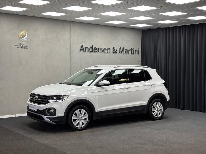 Hvid Brugt 2019 VW T-Cross Style SUV | 174.800 kr. (Fair pris) - Billede 1/4