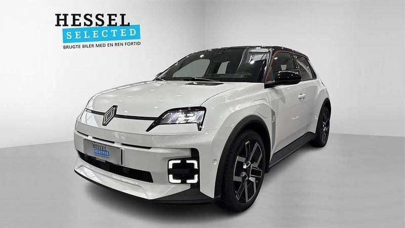 Hvid nacre/sort tag Brugt 2025 Renault R5 Techno Hatchback | 234.900 kr. (Fair pris) - Billede 1/4