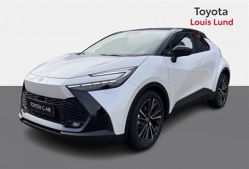 2vp platinum pearl white/astra Brugt 2024 Toyota C-HR Multidrive S SUV | 369.900 kr. - Billede 1/4
