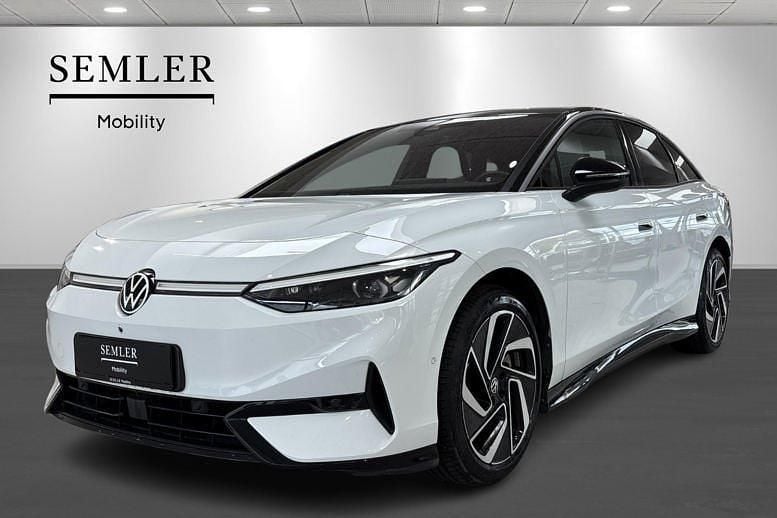 Hvid Brugt 2024 VW ID.7 Pro Hatchback | 384.900 kr. (Fair pris) - Billede 1/4