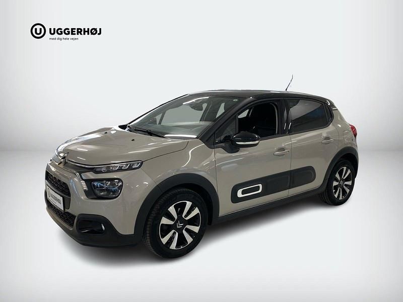 Beigemetal Brugt 2022 Citroën C3 PureTech | 124.900 kr. (Fair pris) - Billede 1/4