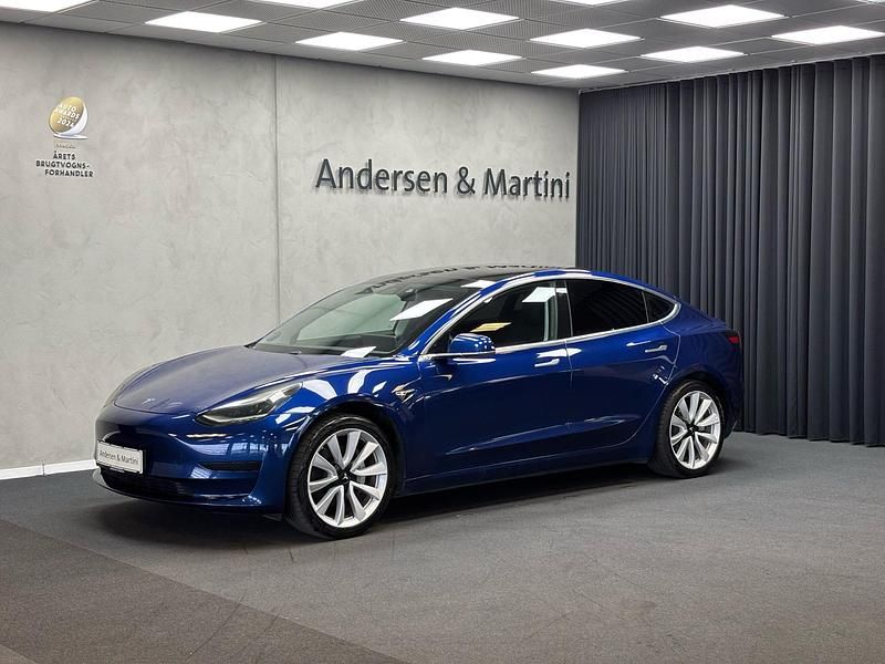 Blåmetal Brugt 2020 Tesla Model 3 Standard Range Plus Sedan | 177.900 kr. (Fair pris) - Billede 1/4