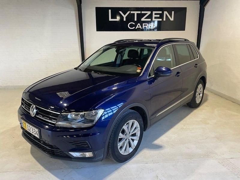 Blåmetal Brugt 2017 VW Tiguan Comfortline SUV | 139.800 kr. - Billede 1/4