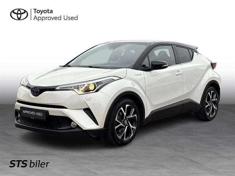 White/black Brugt 2018 Toyota C-HR Multidrive S SUV | 169.995 kr. - Billede 1/3