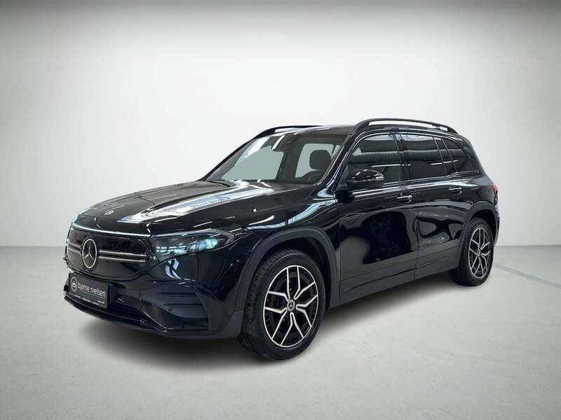 Sortmetal Brugt 2022 Mercedes EQB300 AMG line SUV | 309.900 kr. (Fair pris) - Billede 1/4