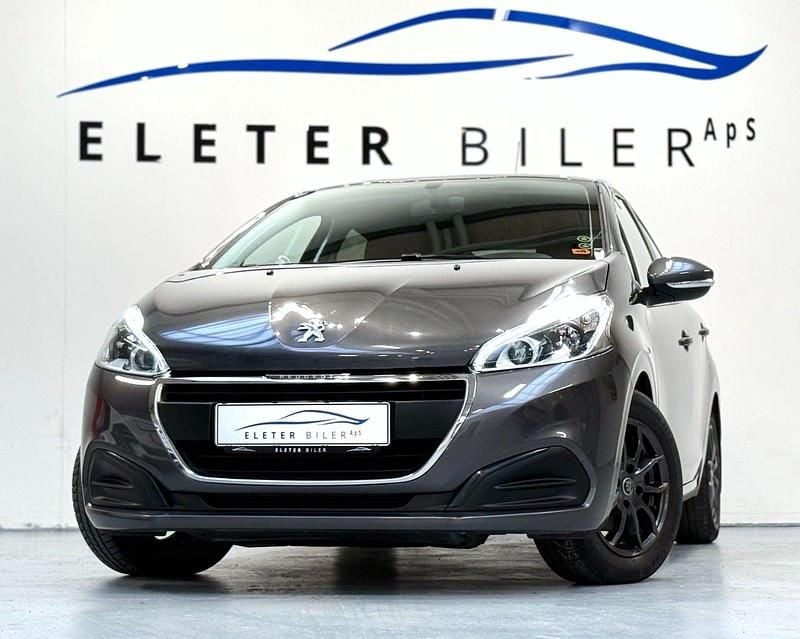 Grå Brugt 2018 Peugeot 208 Hatchback | 69.900 kr. (Fair pris) - Billede 1/4