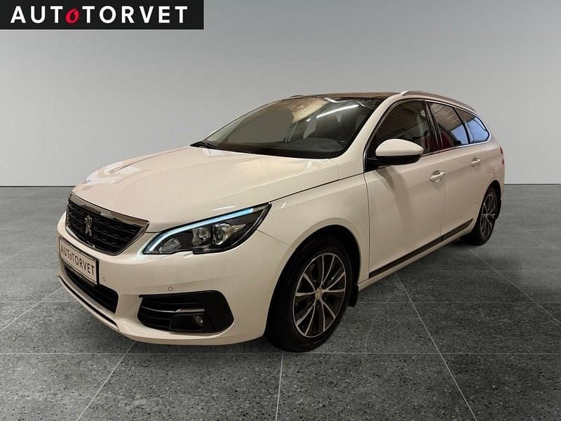 Hvid Brugt 2018 Peugeot 308 Allure Sky Hatchback | 79.700 kr. (Fair pris) - Billede 1/4