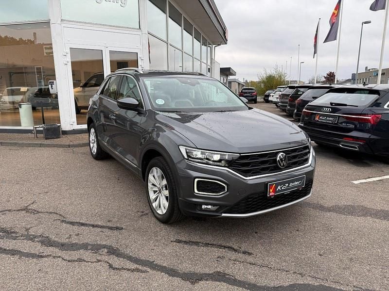 Gråmetal Brugt 2021 VW T-Roc Sport SUV | 249.800 kr. (Fair pris) - Billede 1/4